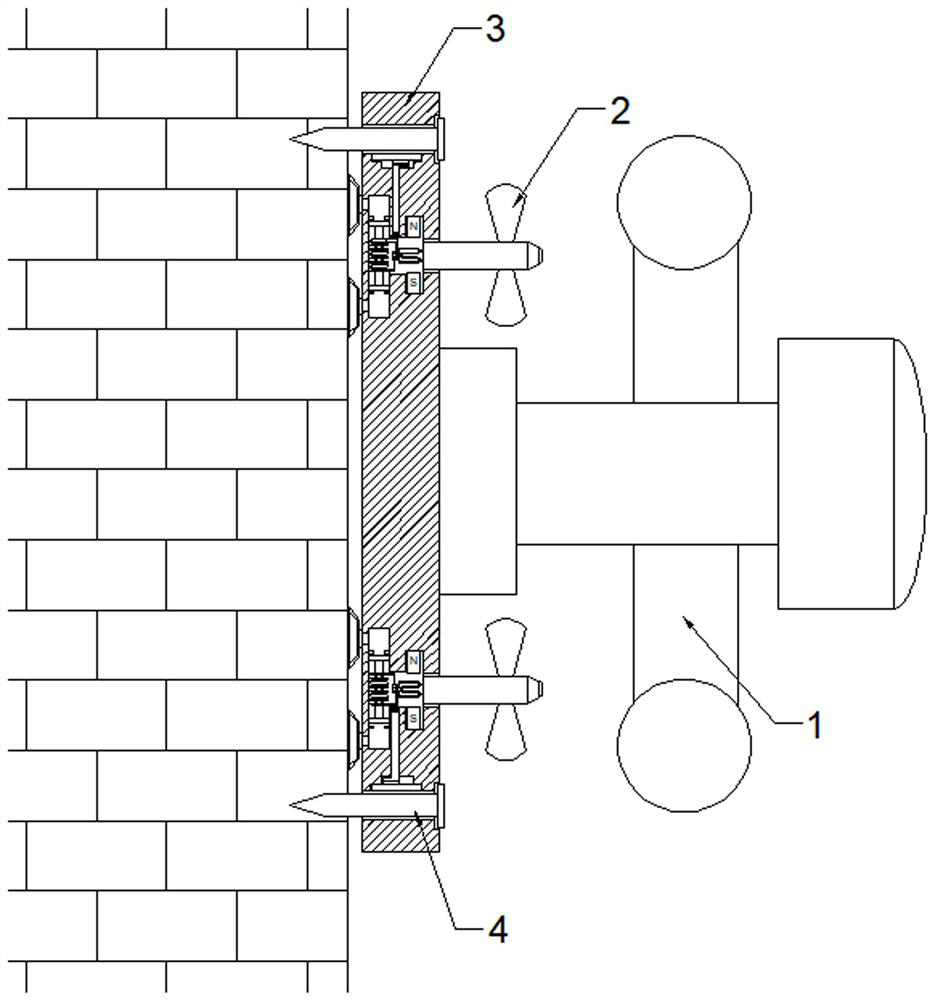 Wall-mounted ambient air monitoring device