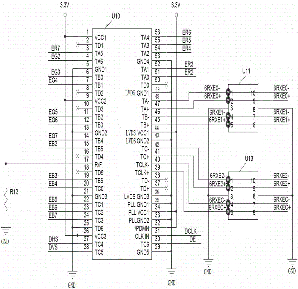 DVI (digital visual interface) signal conversion apparatus and DVI signal input test board