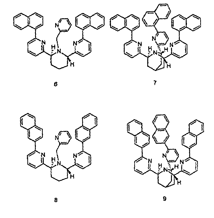 Chiral piperidine and quinucledine ligands