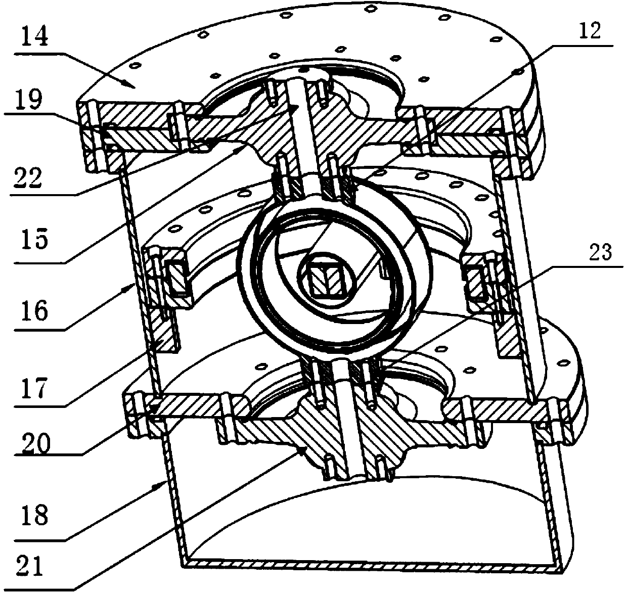 A fully shielded high voltage isolated voltage transformer