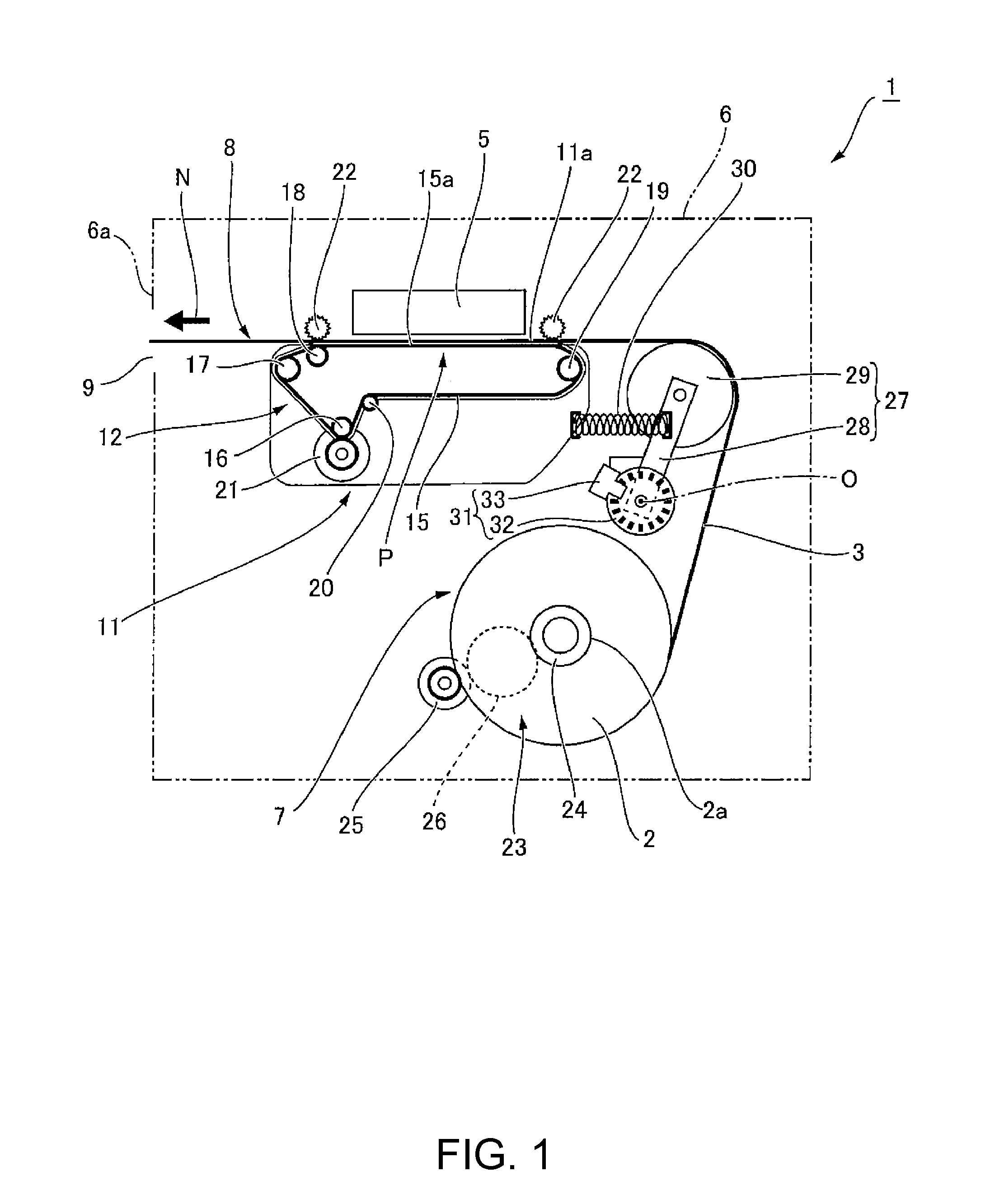 Media conveyance device, printer, and control method of a printer