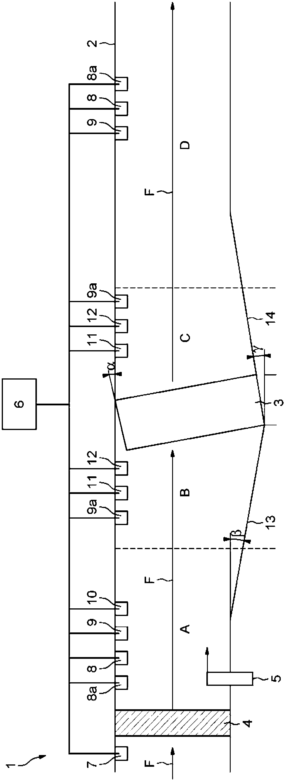 Method and system for controlling a filter