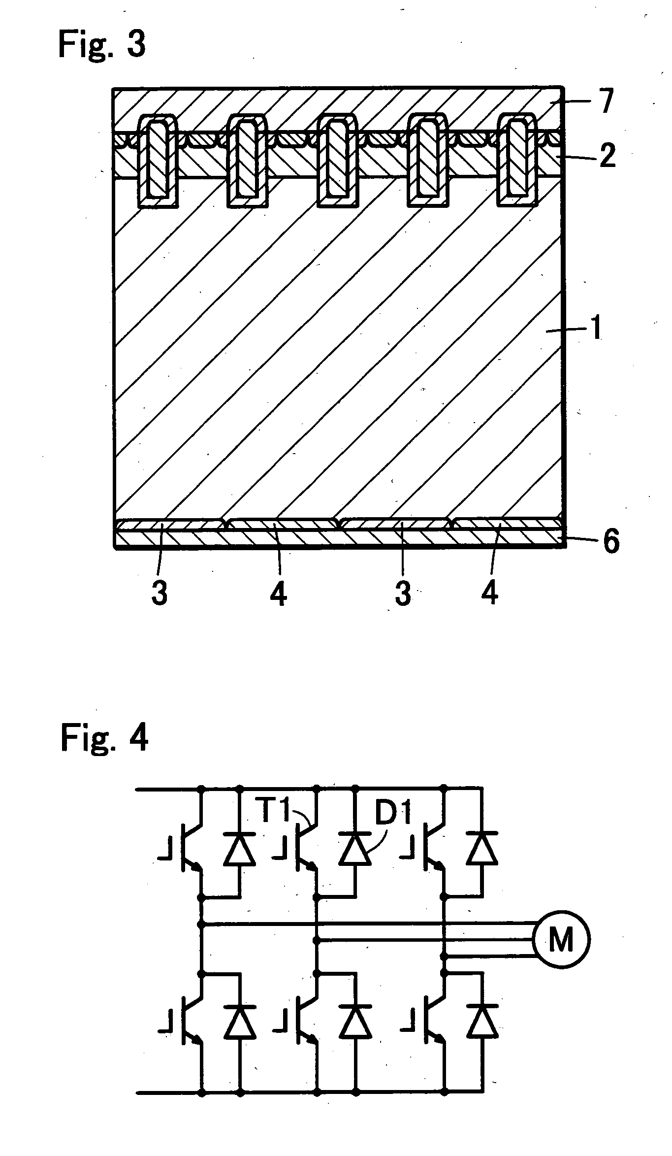 Reverse conducting semiconductor device and a fabrication method thereof