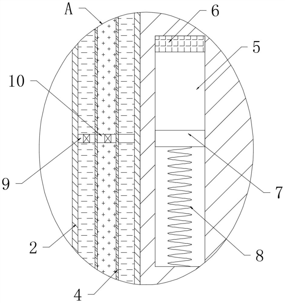 Dustproof heat dissipation device of computer case