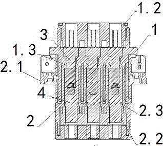 Electric vehicle charging gun seal structure