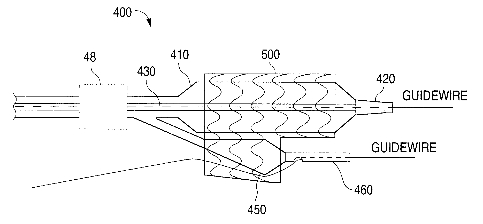 Bifurcation stent delivery catheter and method