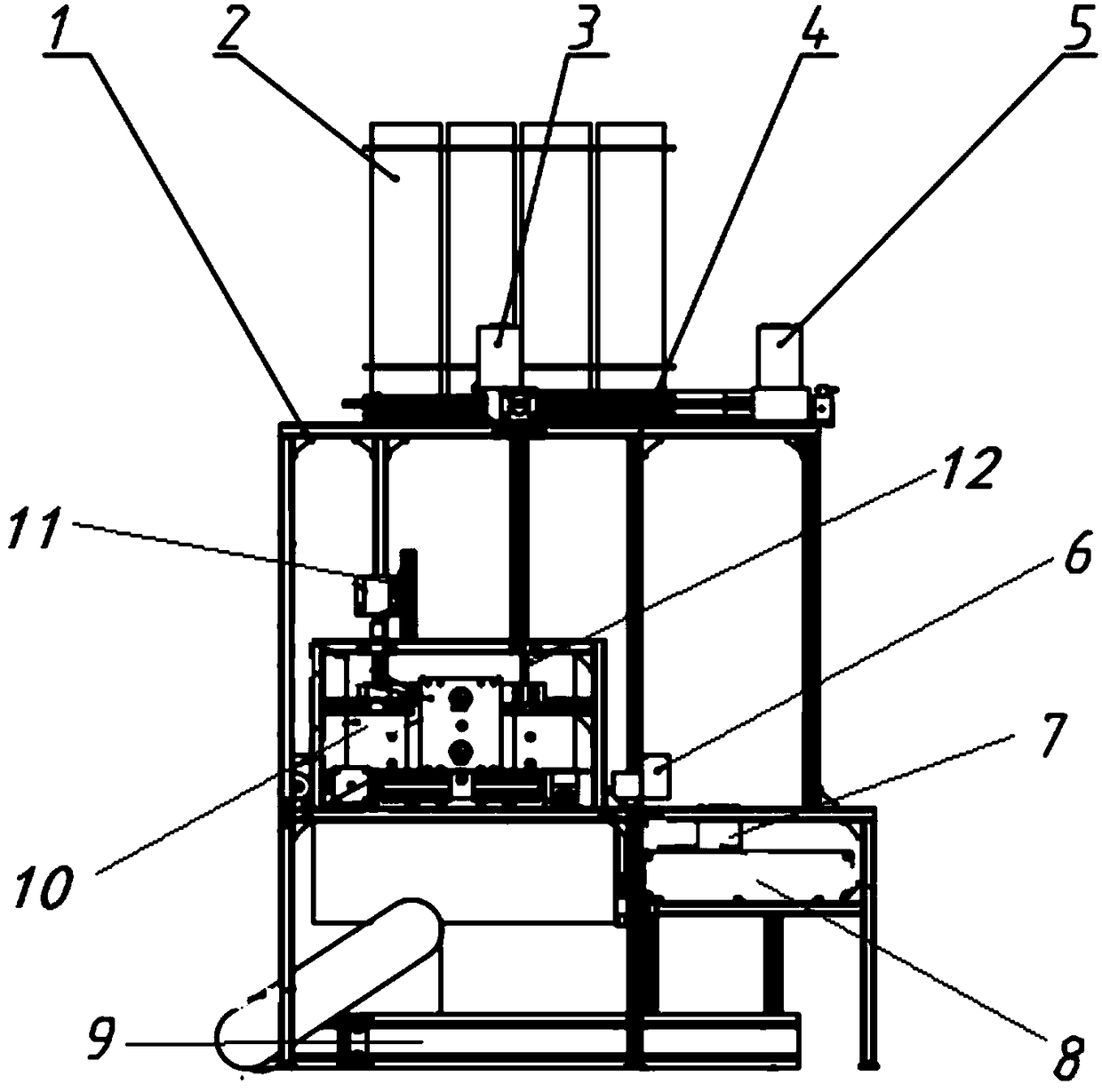 An automatic candy vending machine