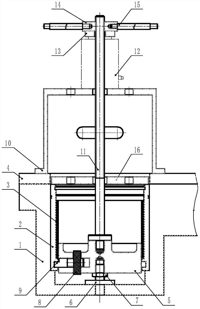Guide blade shaft sleeve assembling and disassembling tool