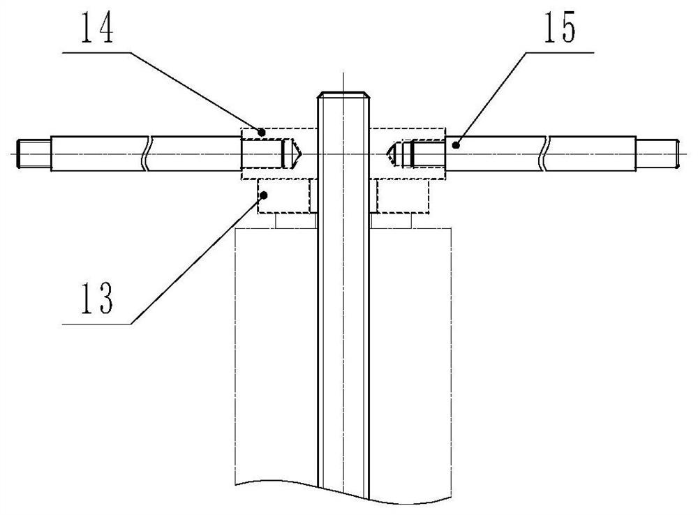 Guide blade shaft sleeve assembling and disassembling tool