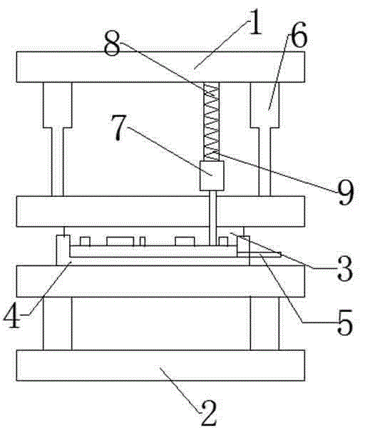 Vacuum injection molding die