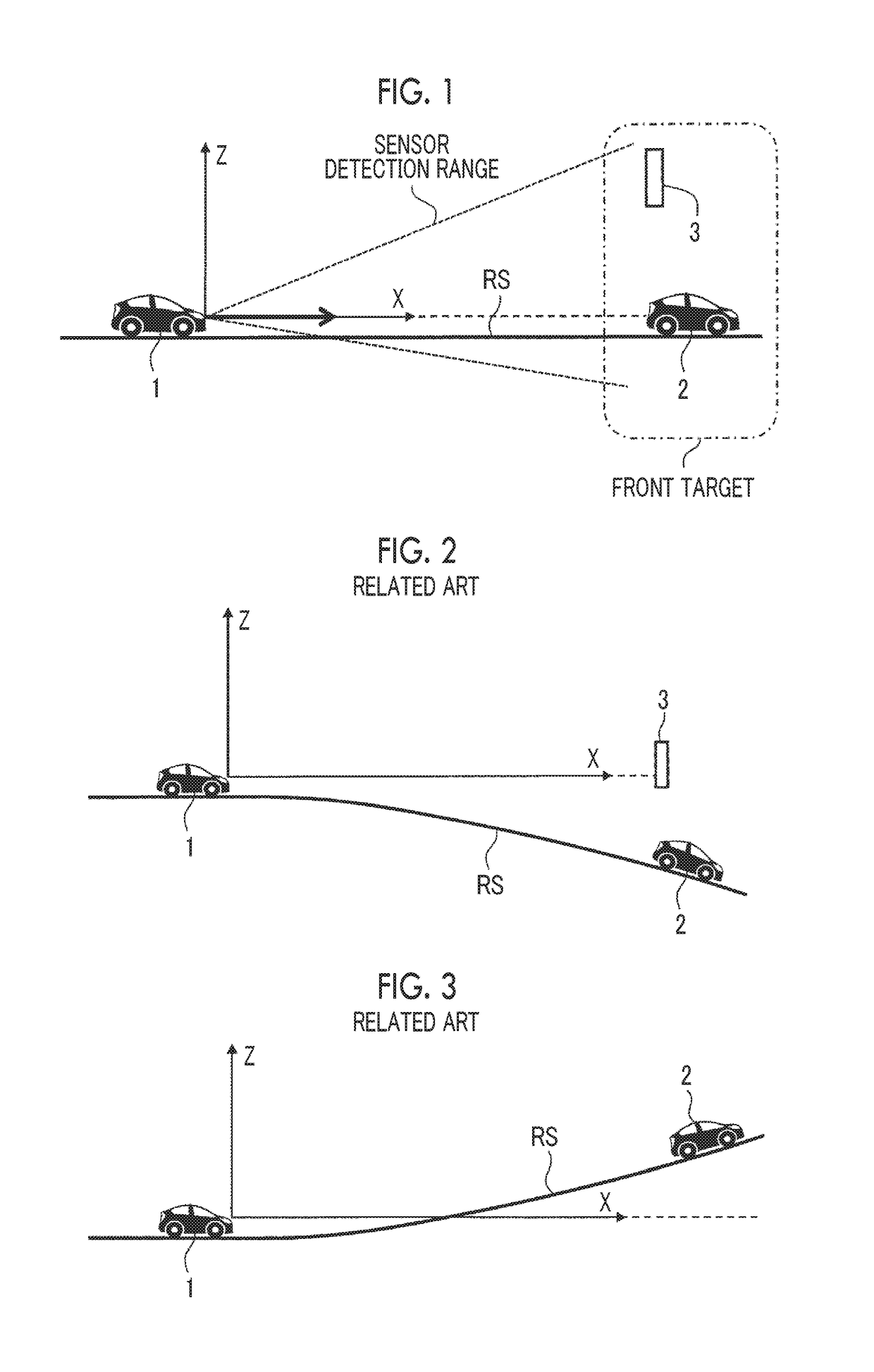 Overhead structure determination device and driving assistance system
