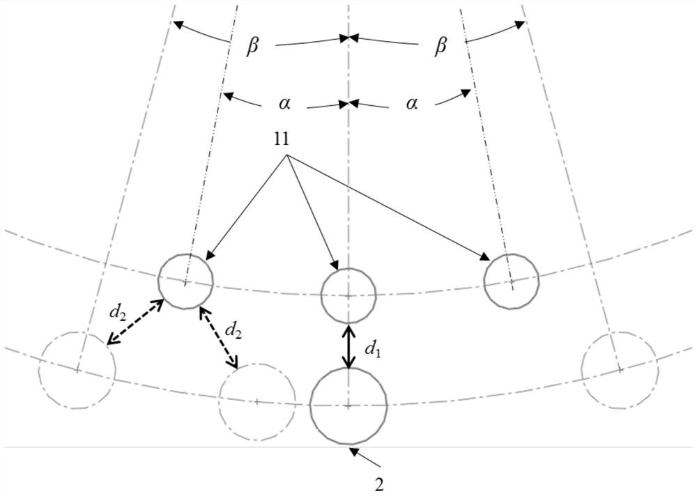 A multi-gap ground wire insulator