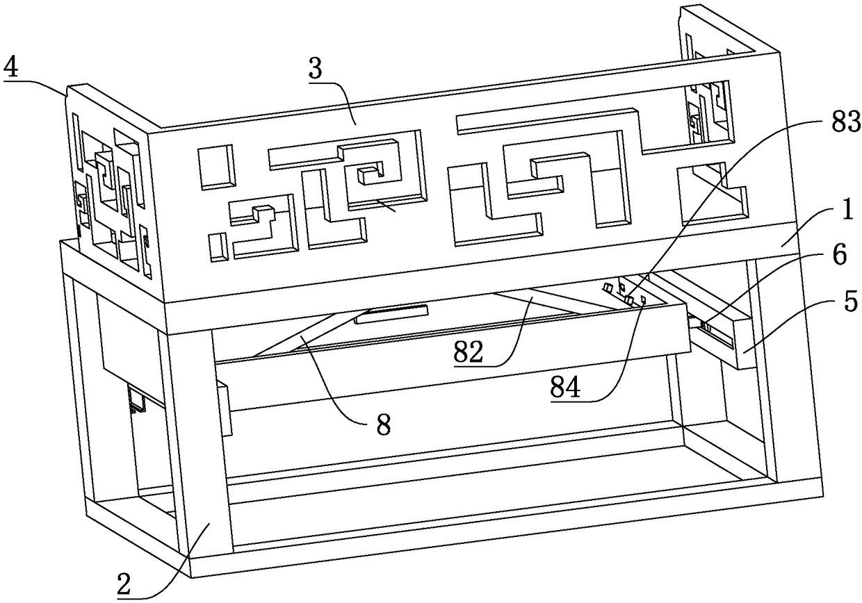 Wooden single sofa