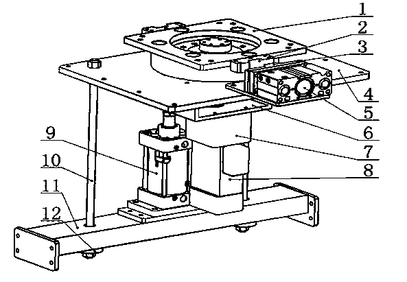 Jack-up rotating mechanism
