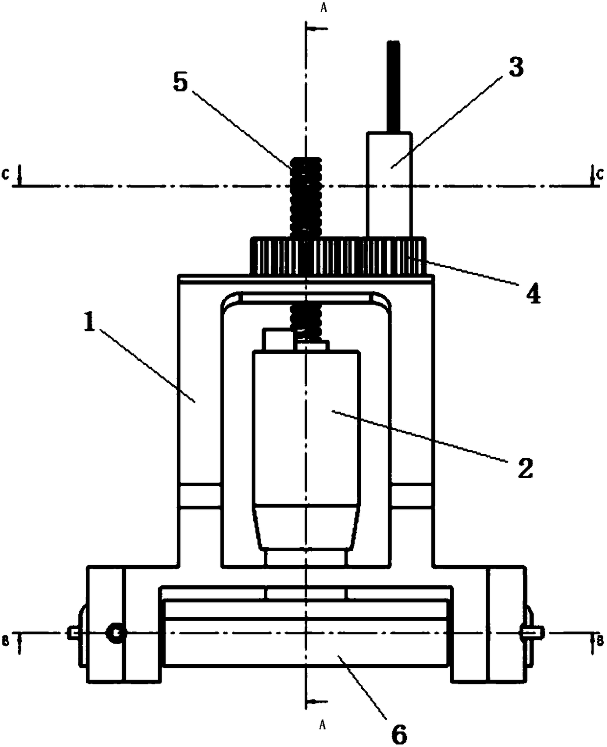 Automatic lighting and focusing detection structure