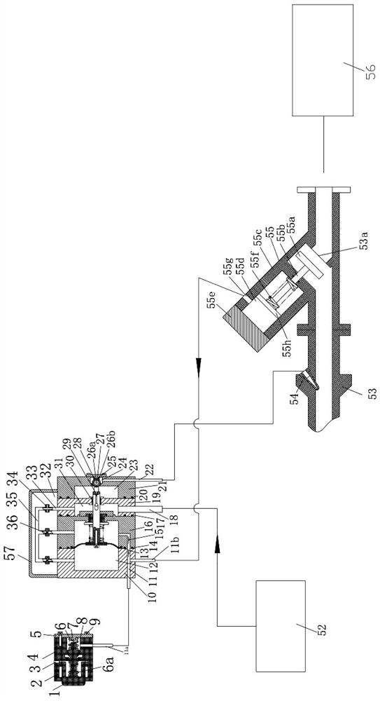 A pressing remote pressure switching sewage system