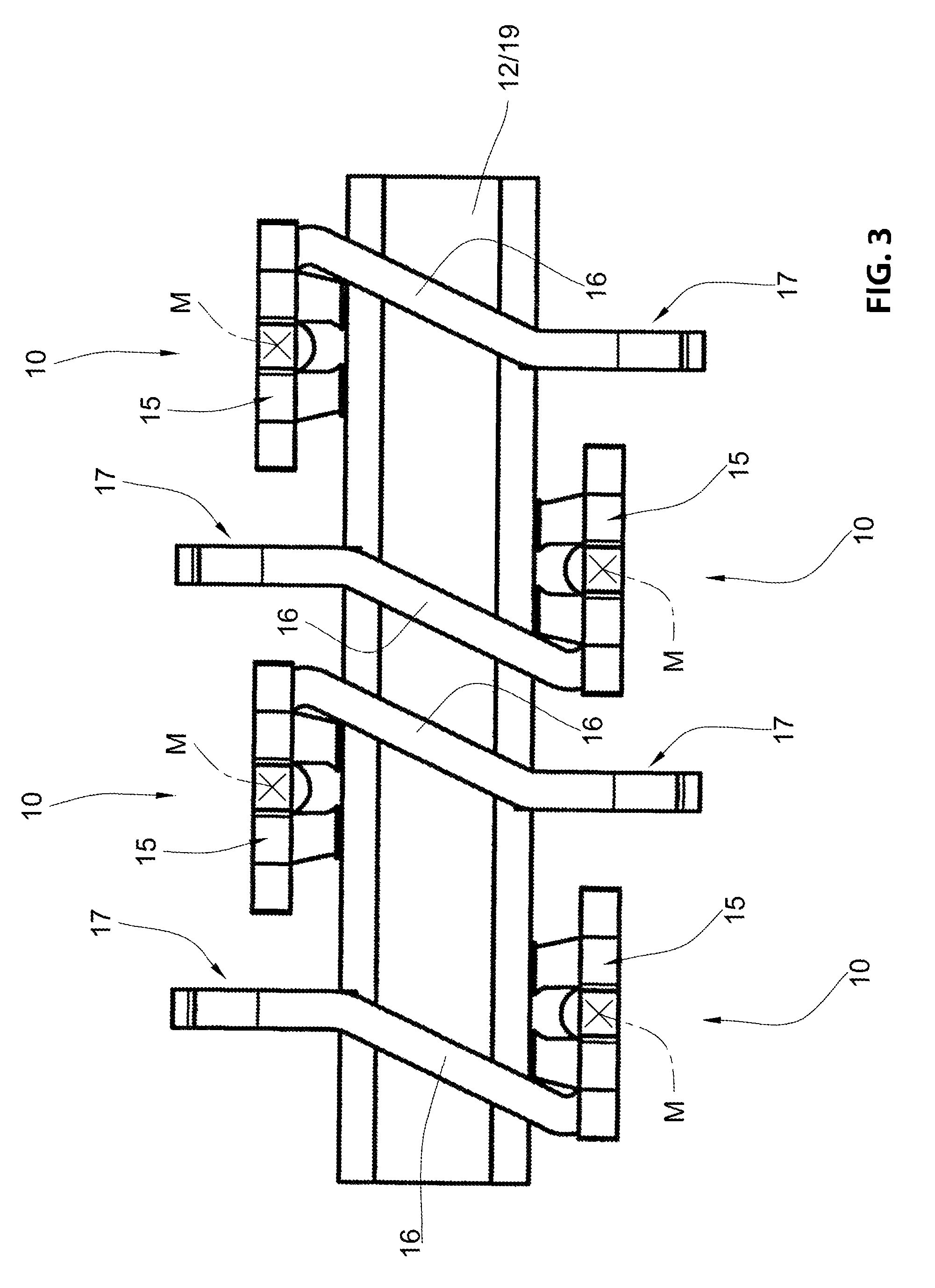 Insertion contact for arrangement at a contact support