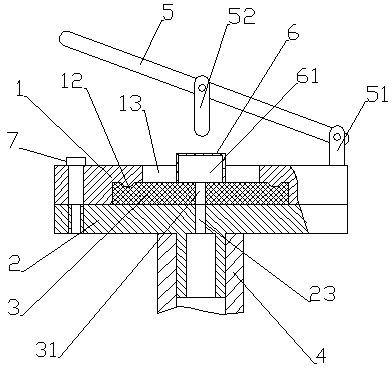Clamp for sealing detection of electronic packaging shell