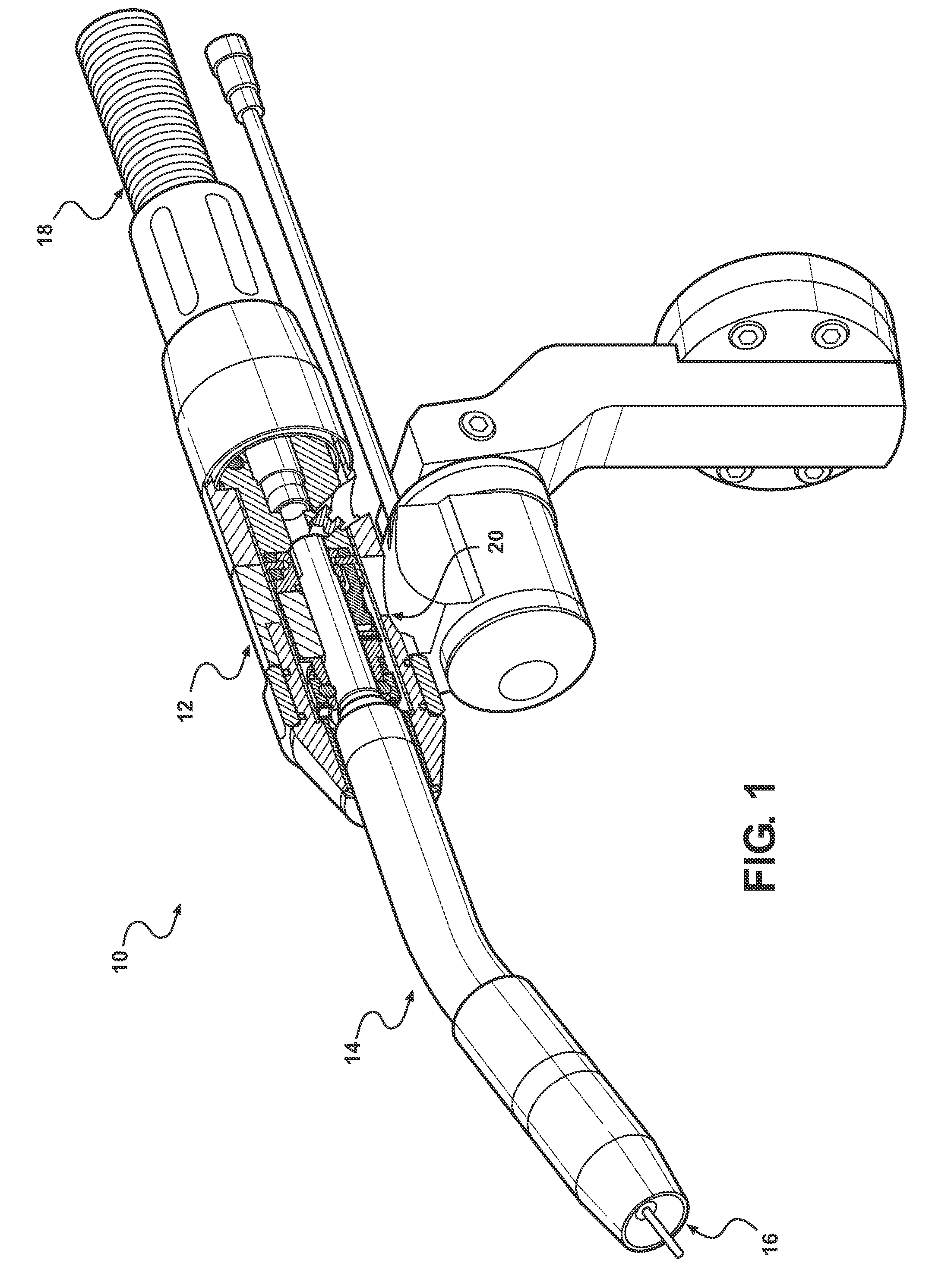 Robotic gmaw torch with quick release gooseneck locking mechanism, dual alignment features, and multiple electrical contacts