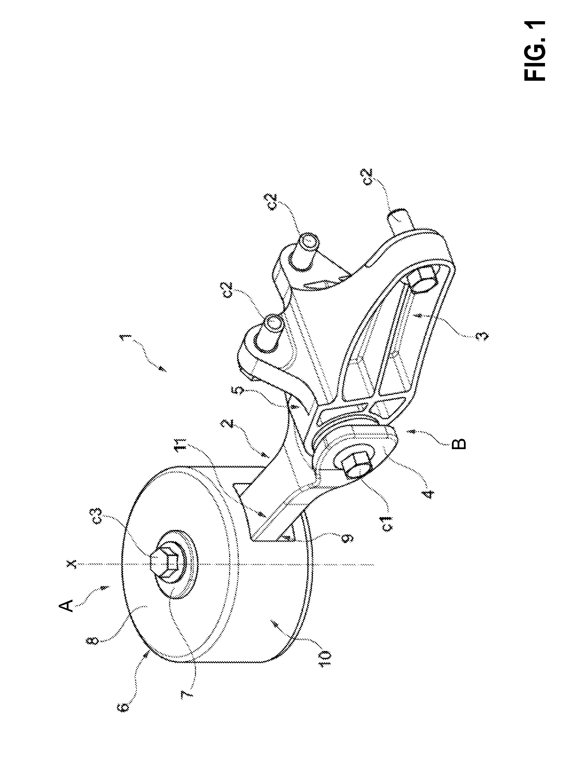 System for reducing engine roll
