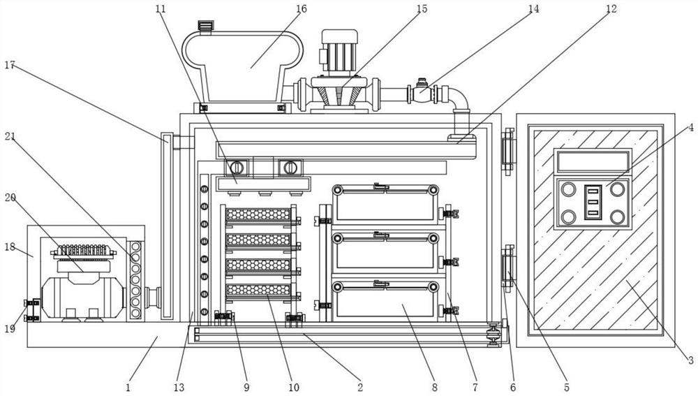 Container freezing preservation system and preservation method thereof