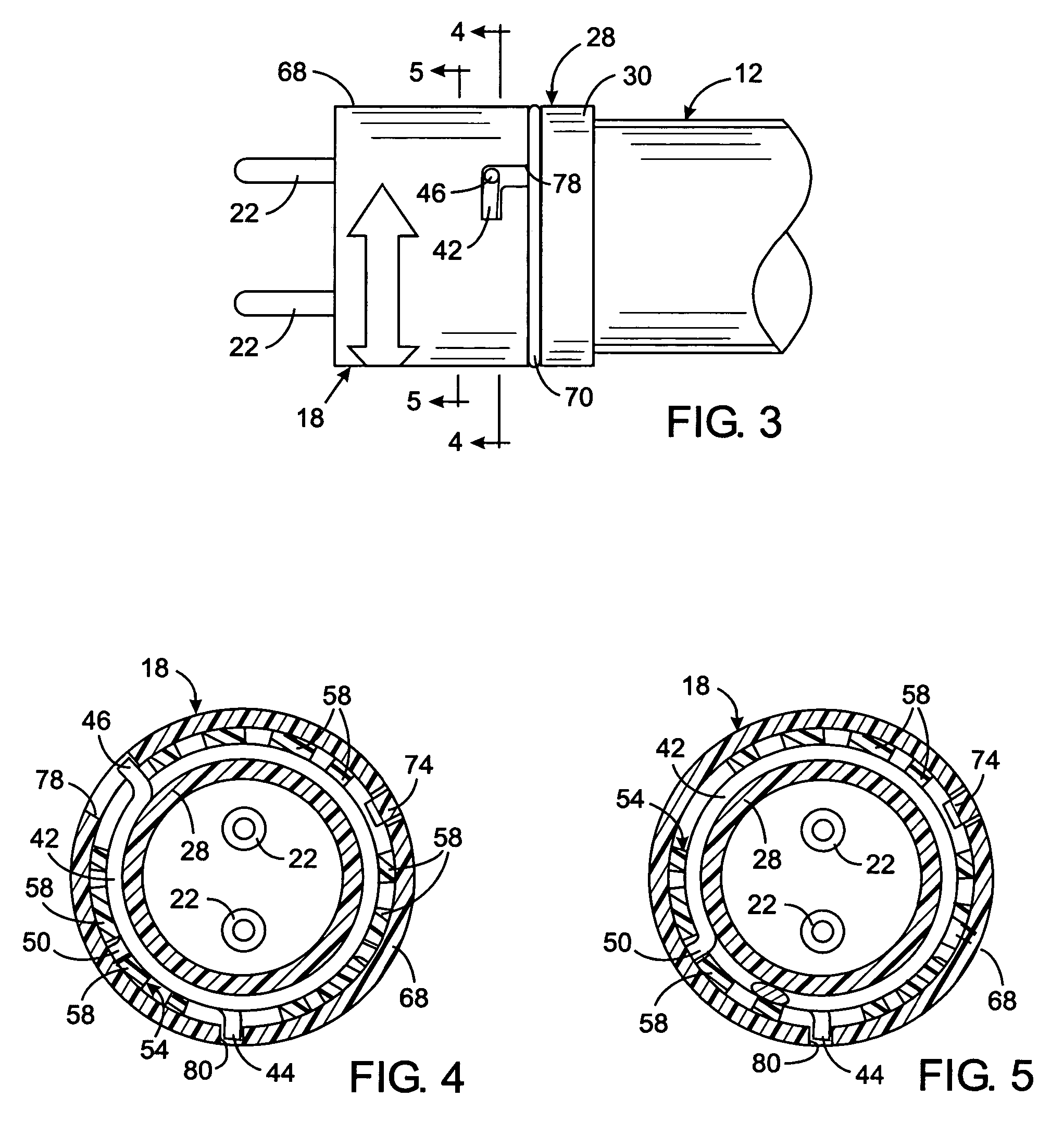 Lighting assembly with swivel end connectors