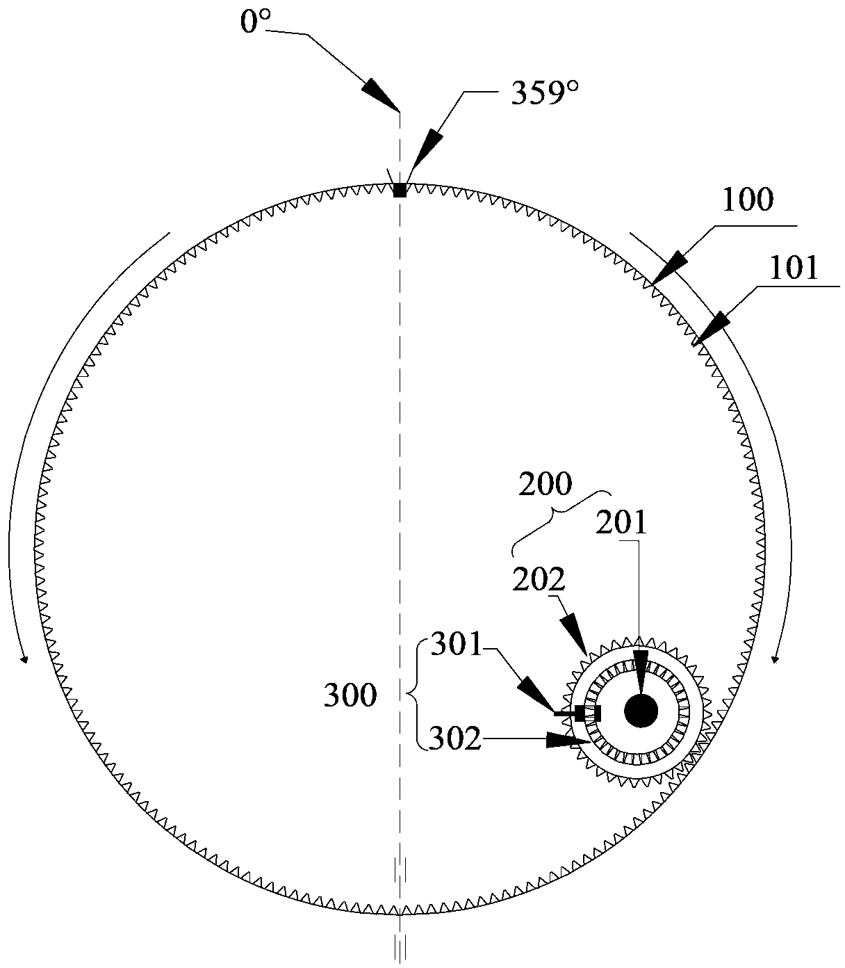 Wide-angle air conditioner and method and system for calibrating rotating angle of air outlet thereof