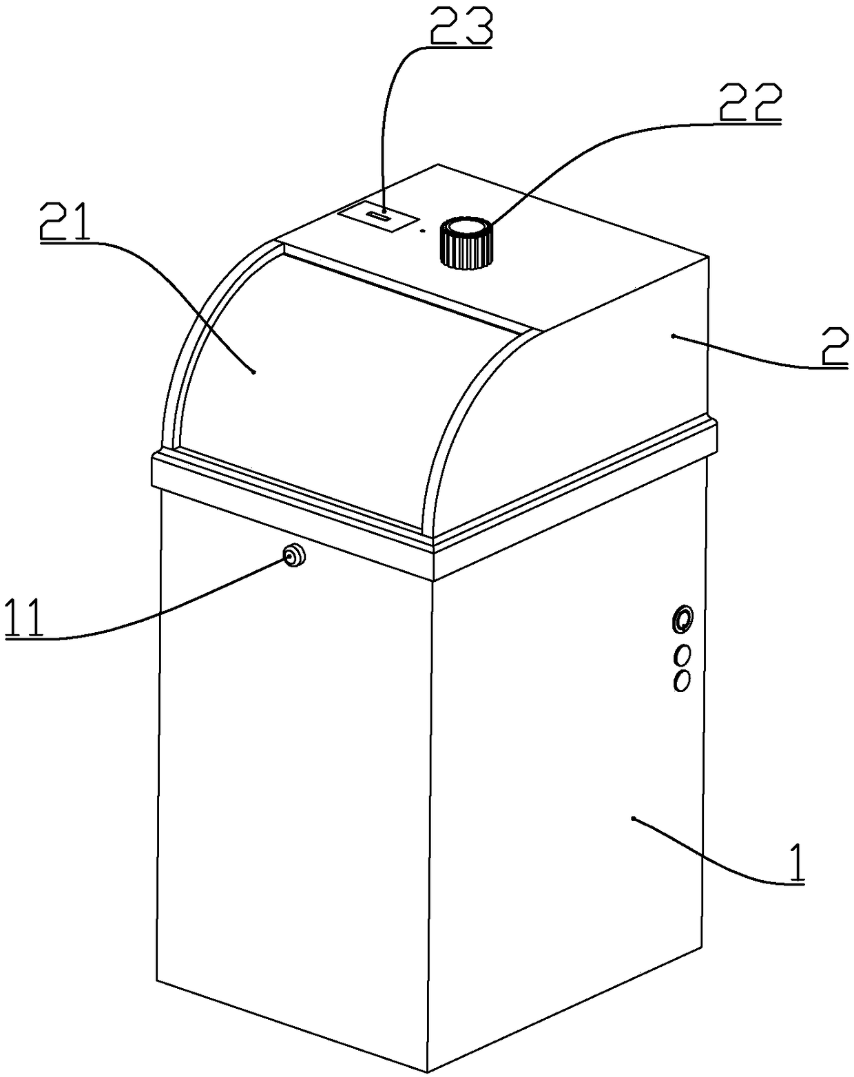 Multifunctional trash can