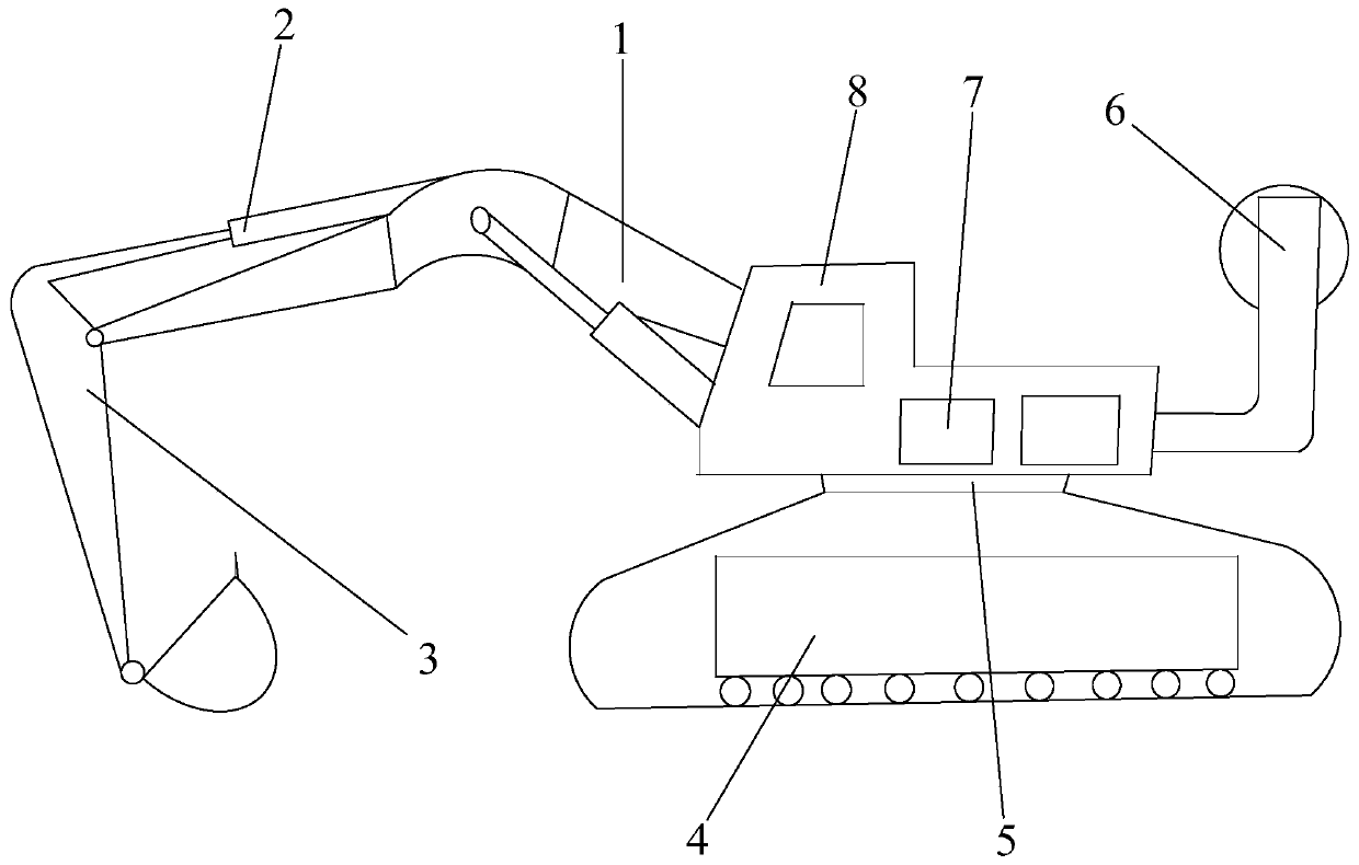 Electric excavator driven by dual modes, and dual-mode drive method thereof