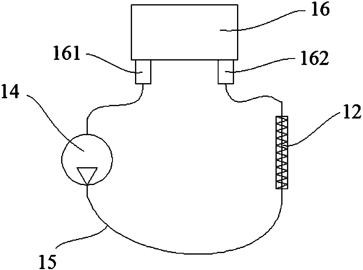 Battery temperature management system