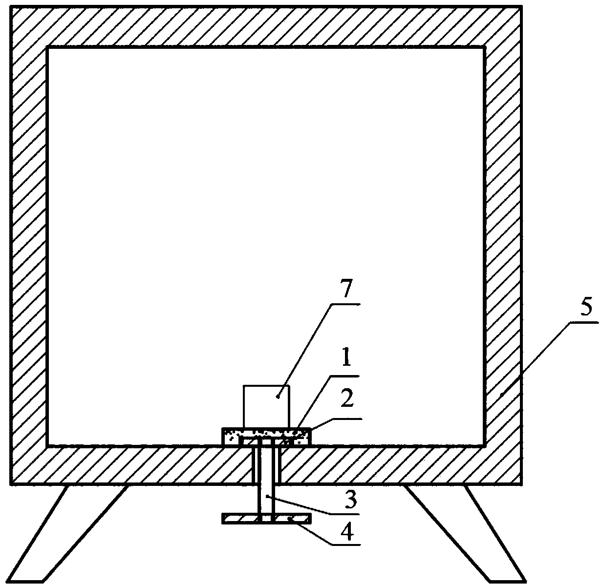 Device for measuring heating mass loss rate of explosive powder