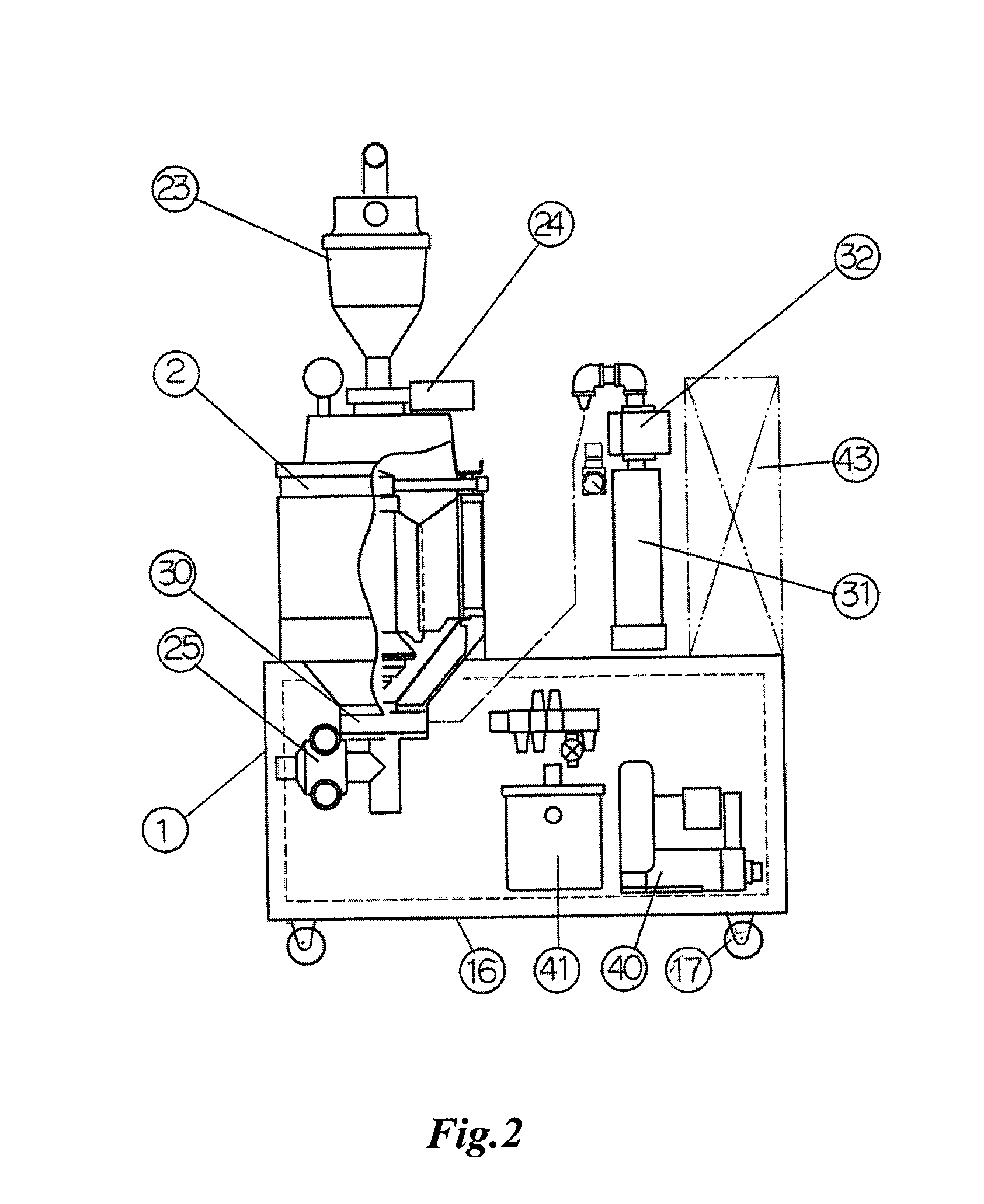 Drying Apparatus under Reduced Pressure for Plastic Molding Material