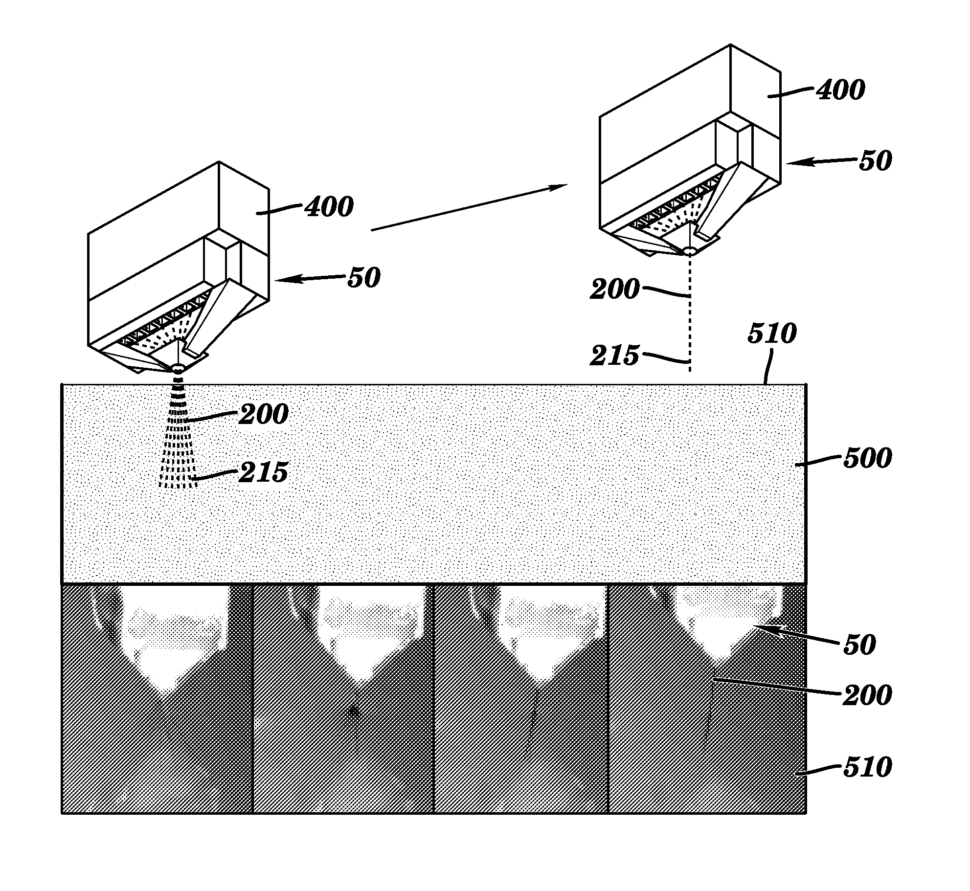 Minimally invasive splaying microfiber electrode array and methods of fabricating and implanting the same