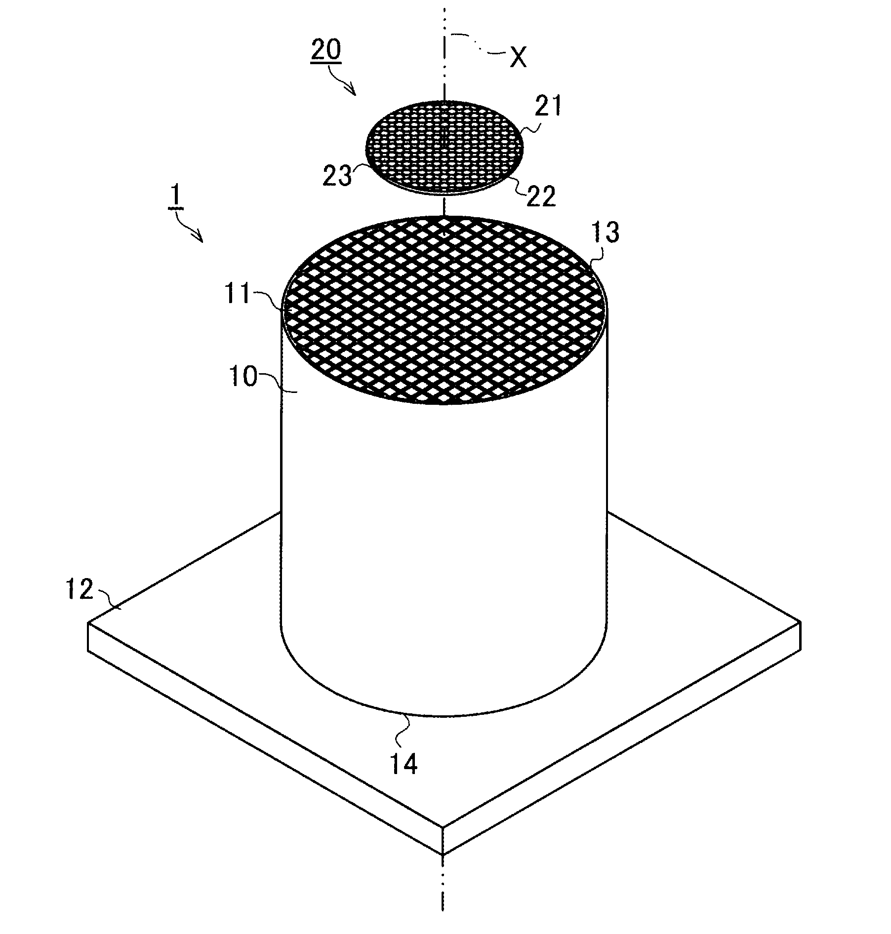 Microwave drying method of honeycomb formed body