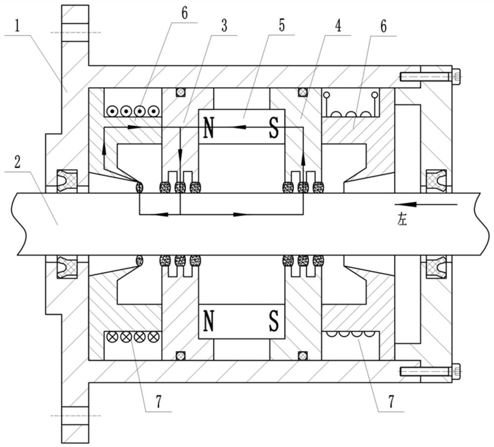 Multi-stage multi-pole magnetic powder sealing device