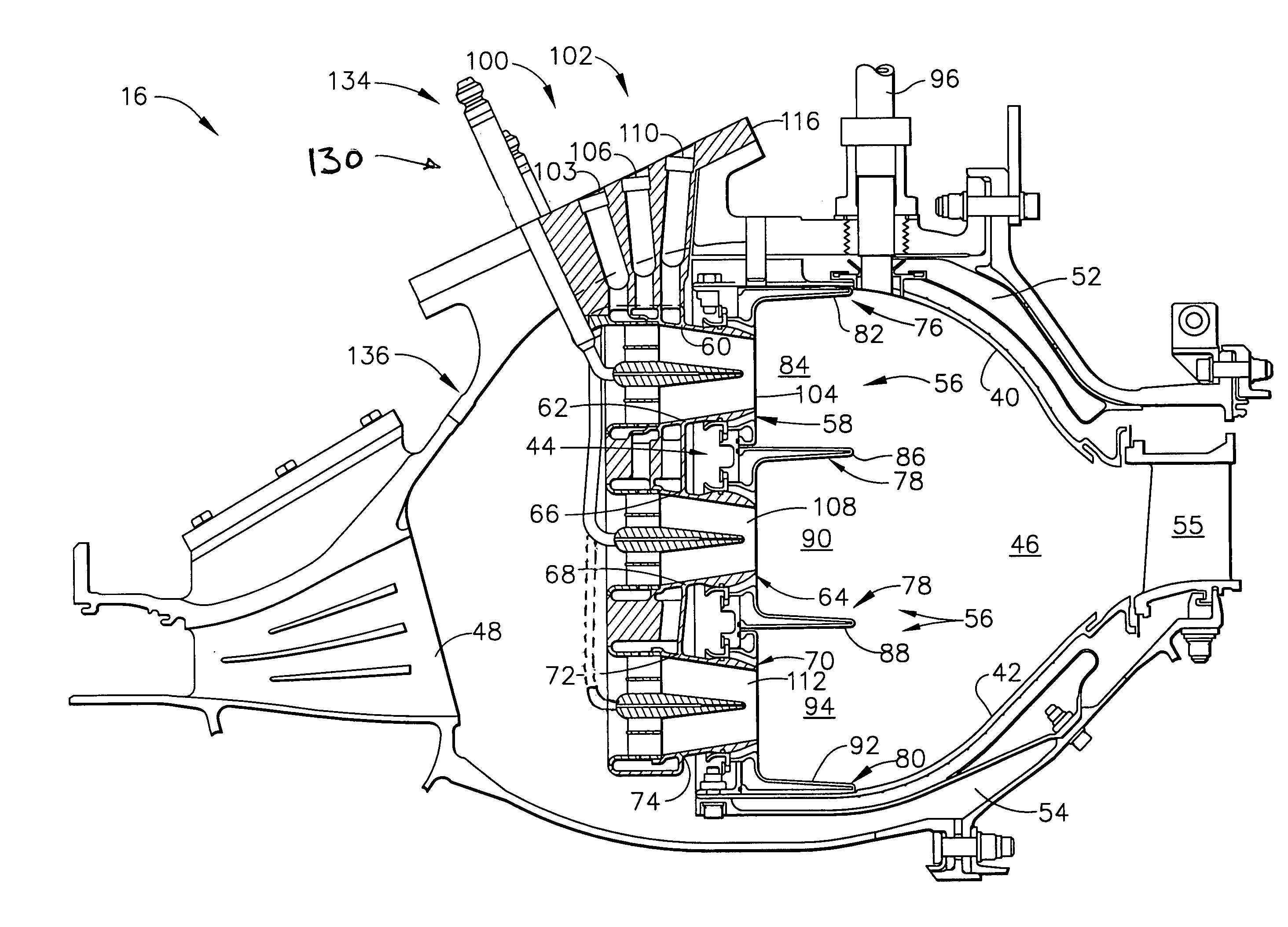 Methods and apparatus for reducing gas turbine engine emissions