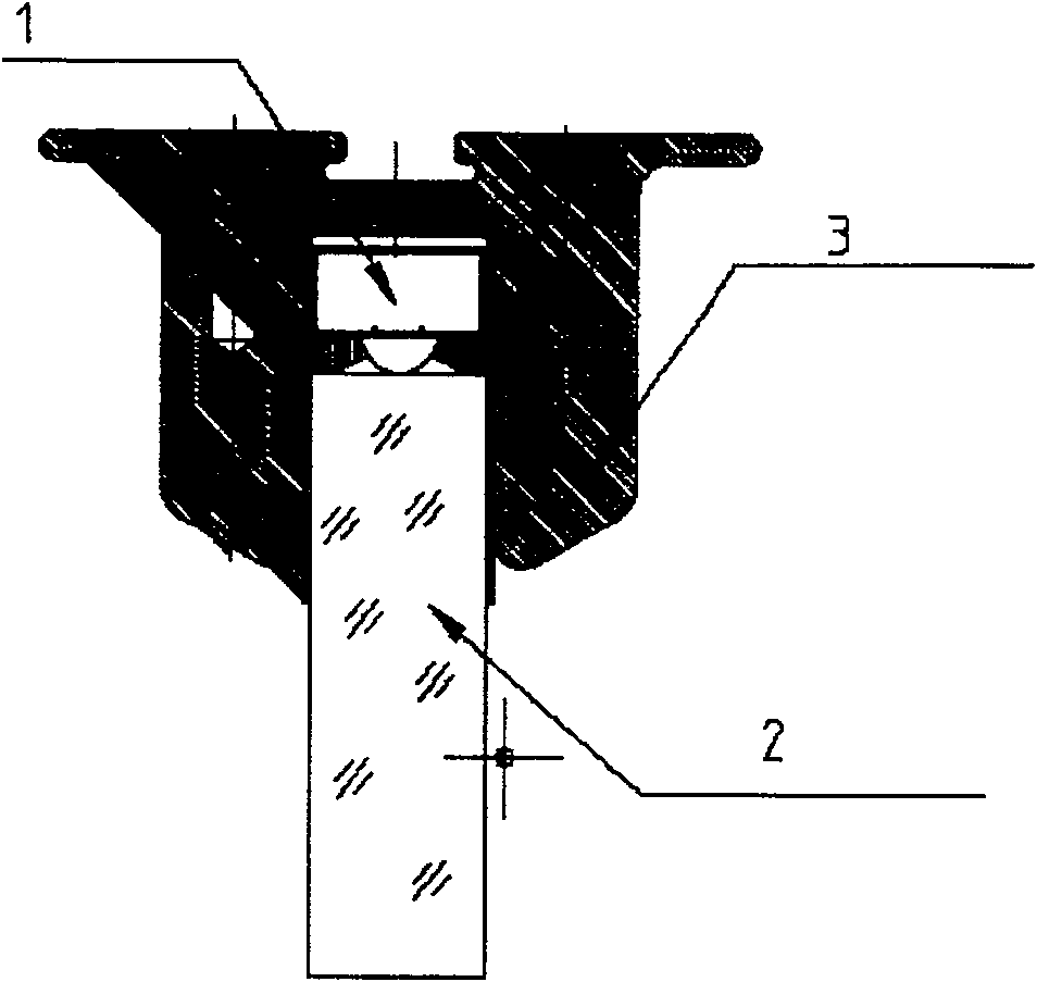 Lighting LED device for railing protective wall plate of escalator or moving side-walk