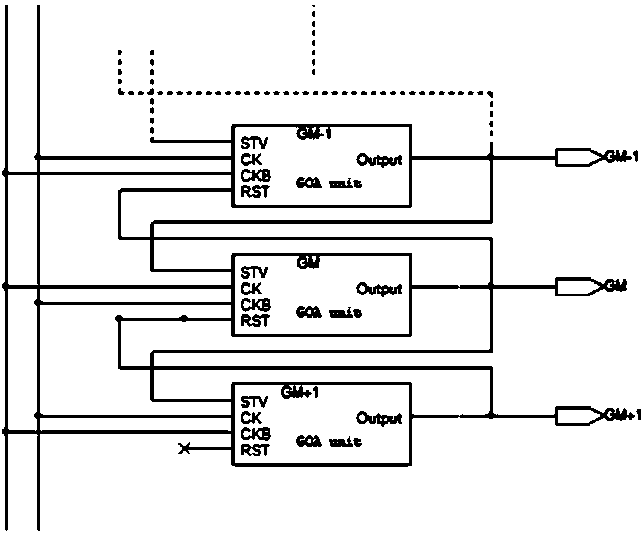 Gate drive circuit, array substrate, display device and driving method