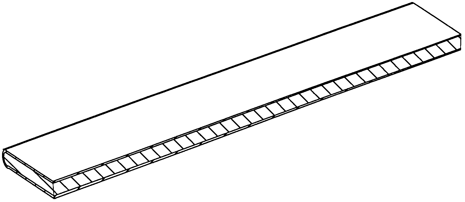 Cutting method for copper clad aluminum busbar