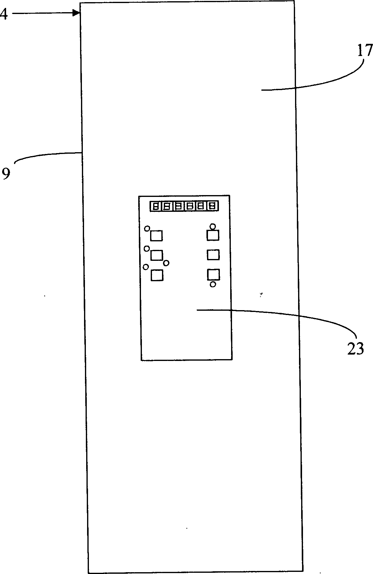 Controller for high-speed automatic lifting and lowering door and long-distance management system