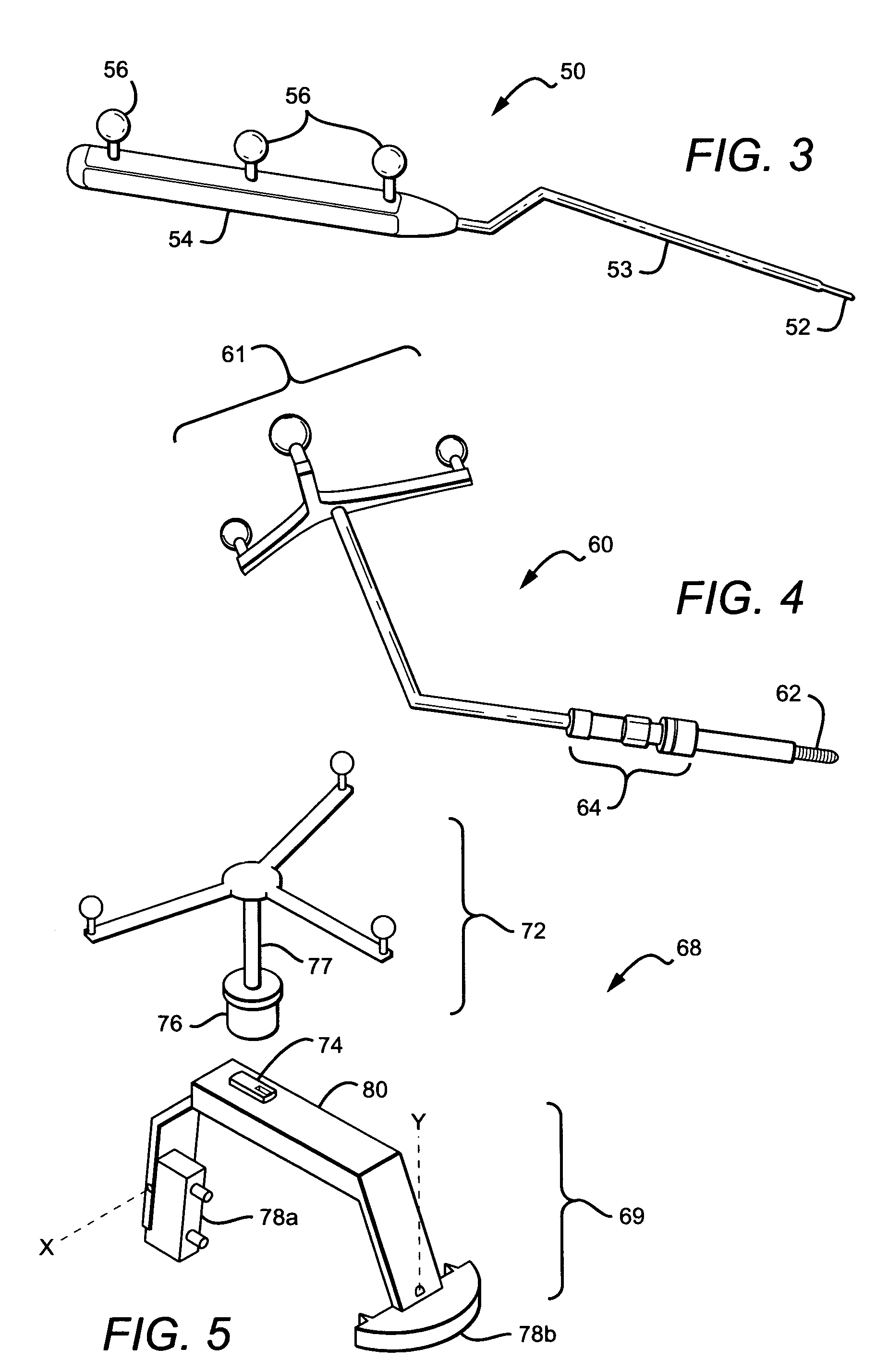 Non-image, computer assisted navigation system for joint replacement surgery with modular implant system