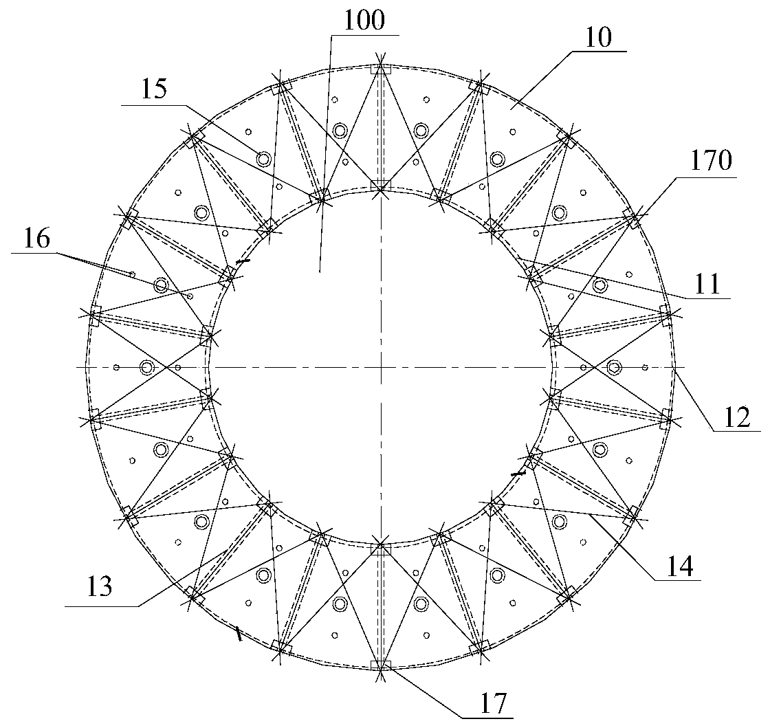 A scour protection structure of single pile for offshore wind turbine foundation