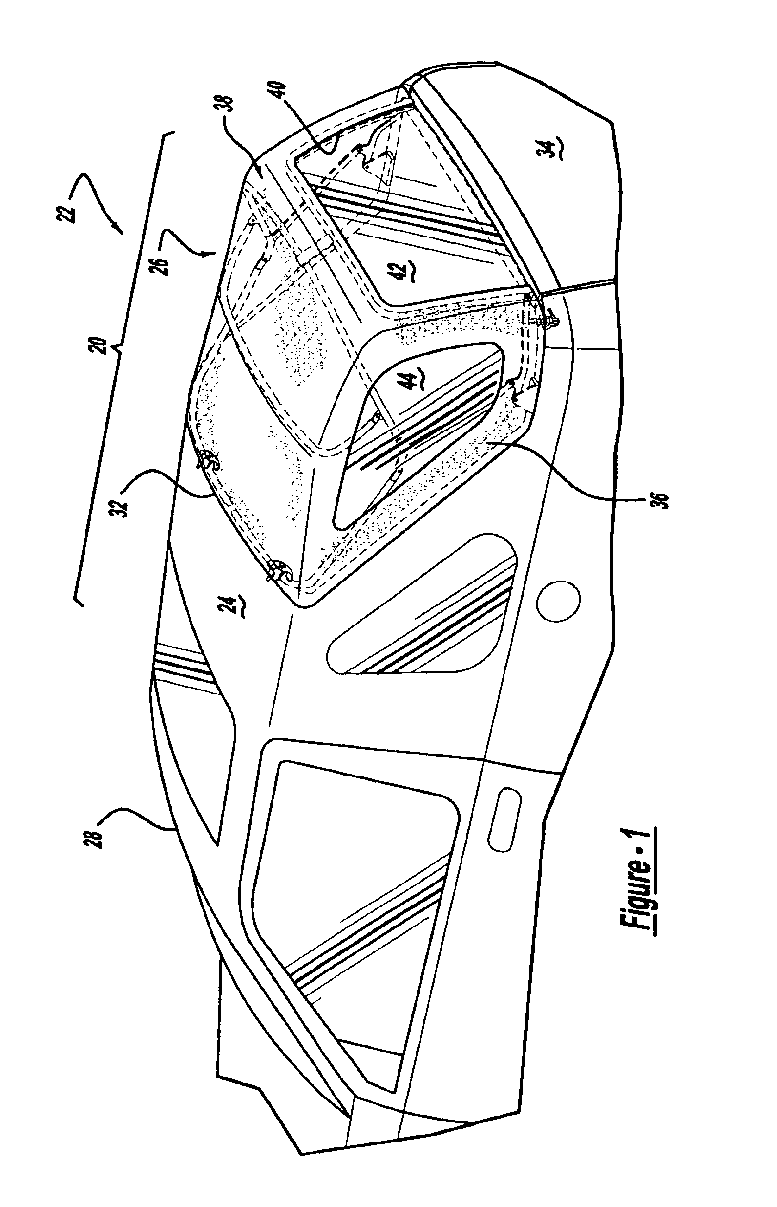 Automotive vehicle roof system having a detachable convertible roof