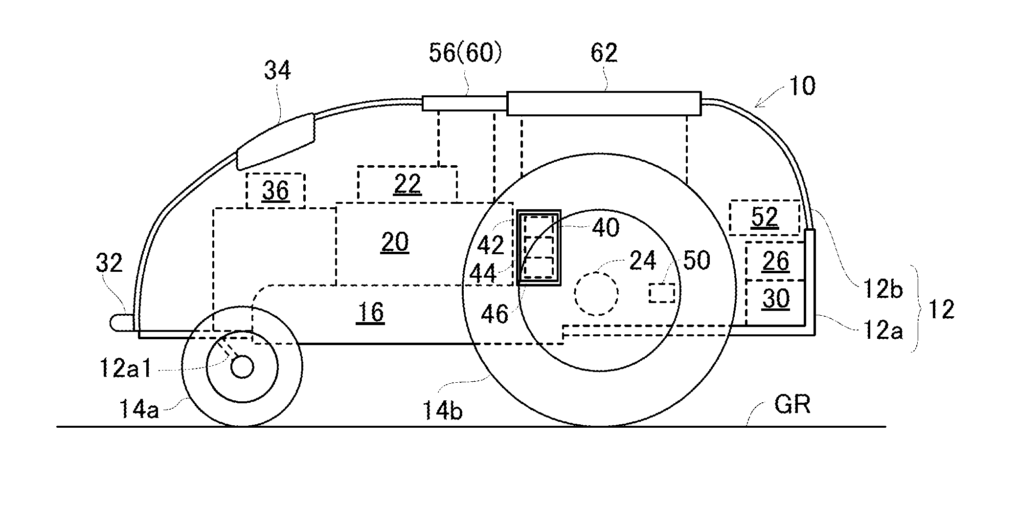 Control apparatus of unmanned autonomous operating vehicle
