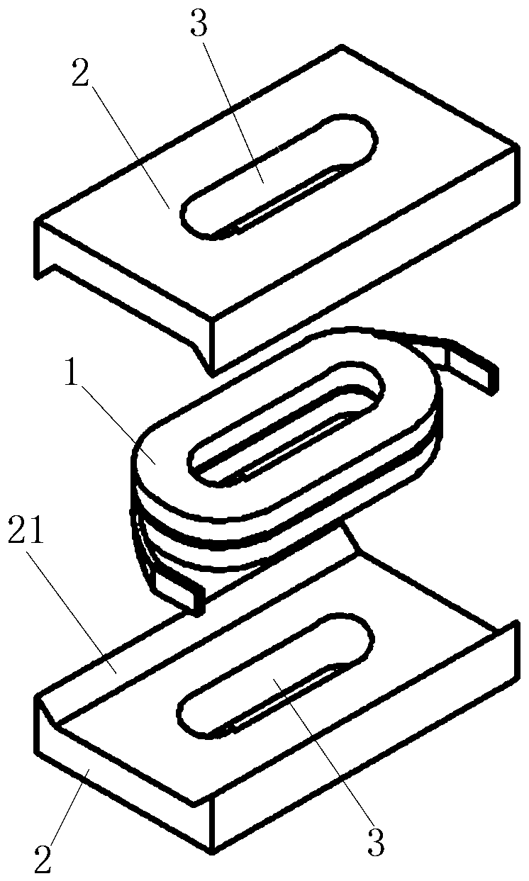 Surface-mounted inductor with composite structure and manufacturing method of surface-mounted inductor