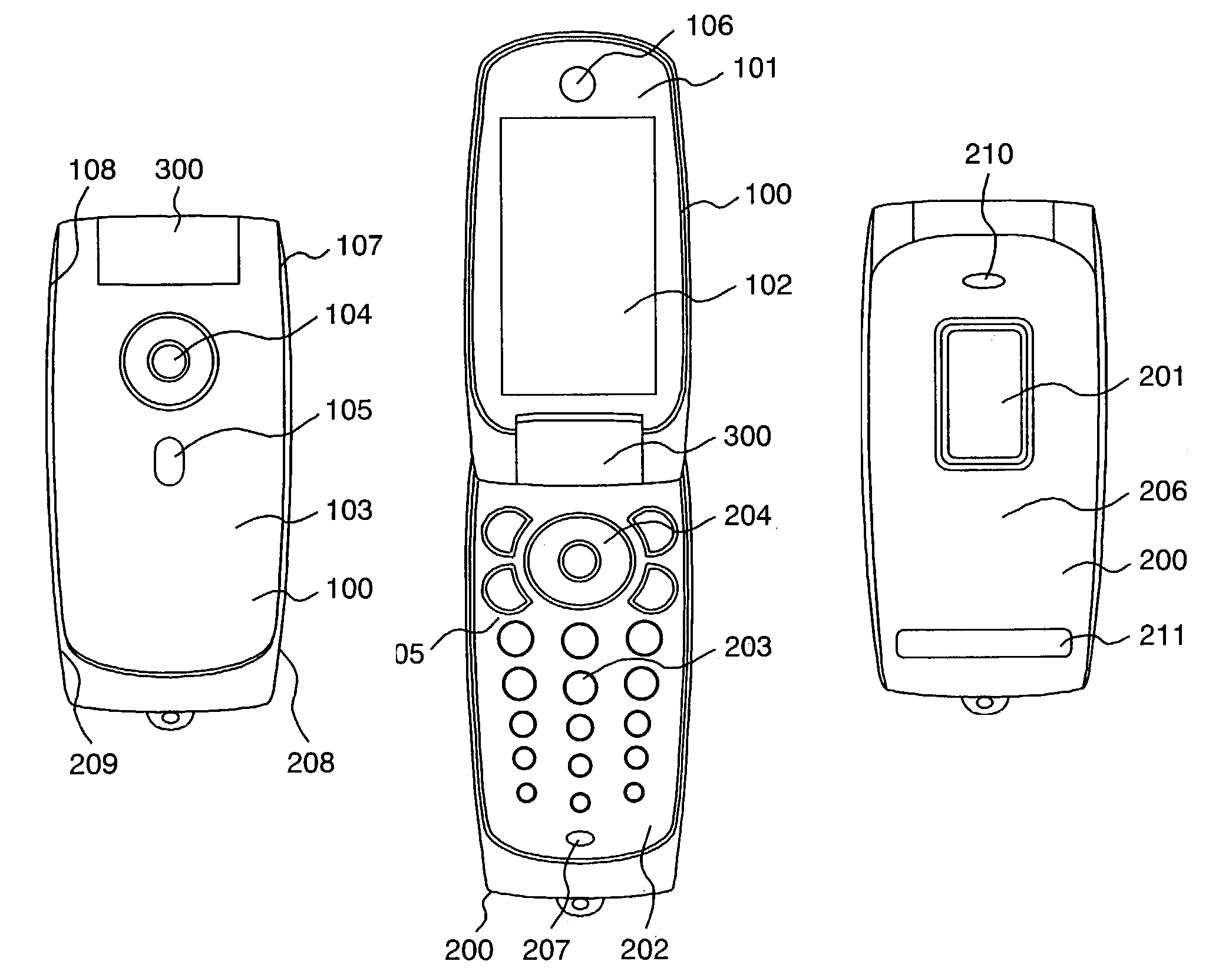Mobile phone with camera