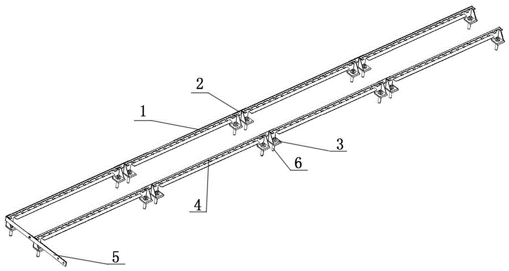 Clamp type cable sheath grounding frame