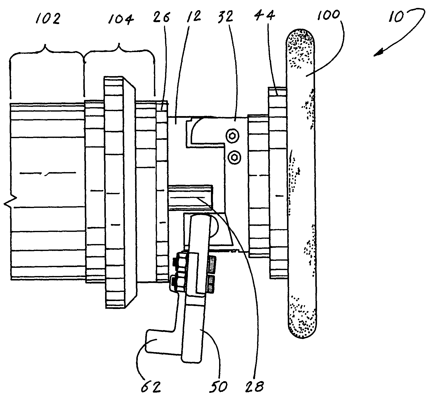 Lockable vehicle steering-wheel tilting assembly