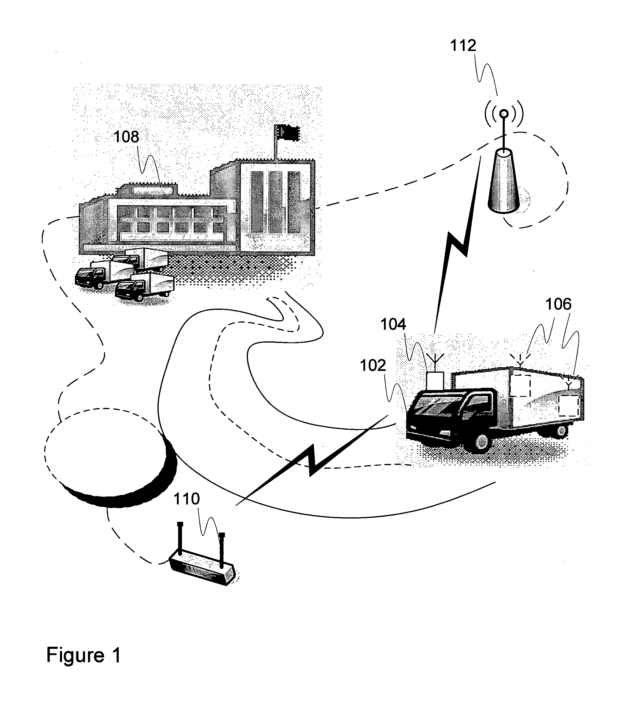 Device, method and system for forwarding data from RFID devices
