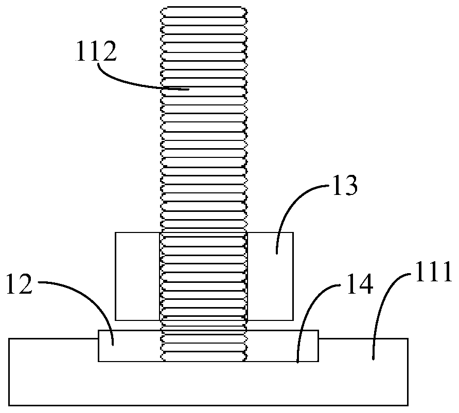 Bolt assembly for installation in narrow space and installing method thereof